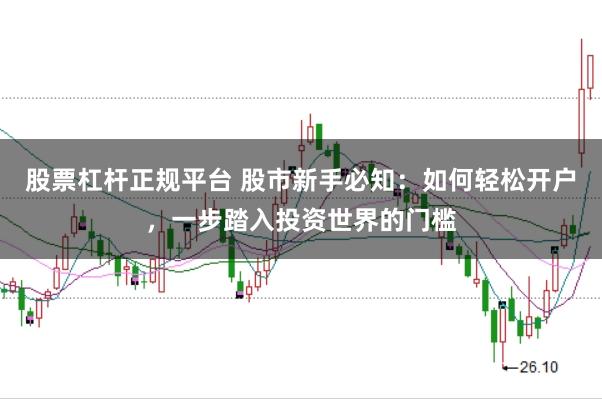 股票杠桿正規(guī)平臺(tái) 股市新手必知：如何輕松開(kāi)戶，一步踏入投資世界的門檻